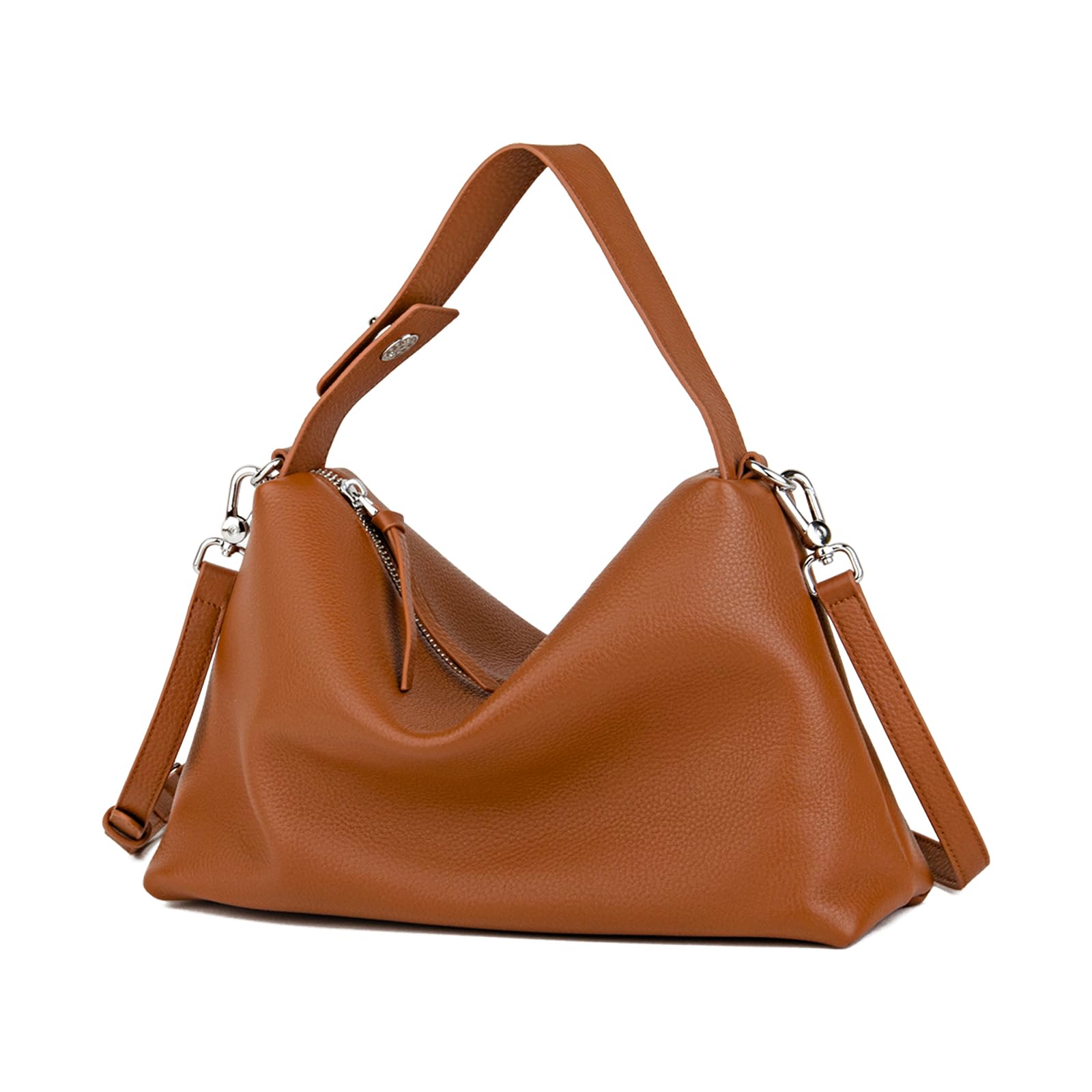 DONNAIN Premium Full-Grained Leather Crossbody Bags and Tote Handbag