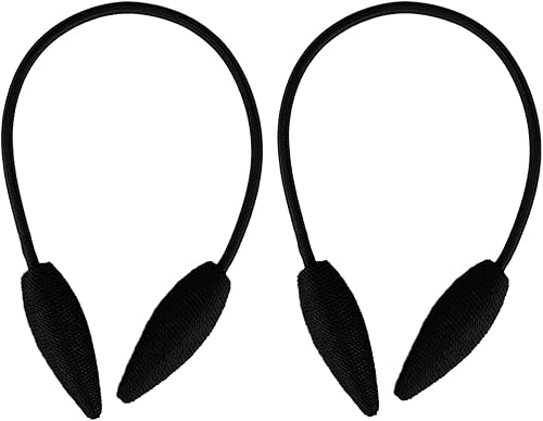 Miniatura 7 de Alzapaños para cortinas, soporte para cortinas de ventana, clips de cuerda para dormitorio, cocina, oficina, baño, decoración del hogar, 1 par, gris