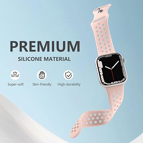 Miniatura 4 de Getino Compatible con Apple Watch Band de 1.575 in 1.496 in 1.614 in 1.732 in 1.772 in 1.811 in 1.929 in 1.654 in para mujeres y hombres, iWatch SE