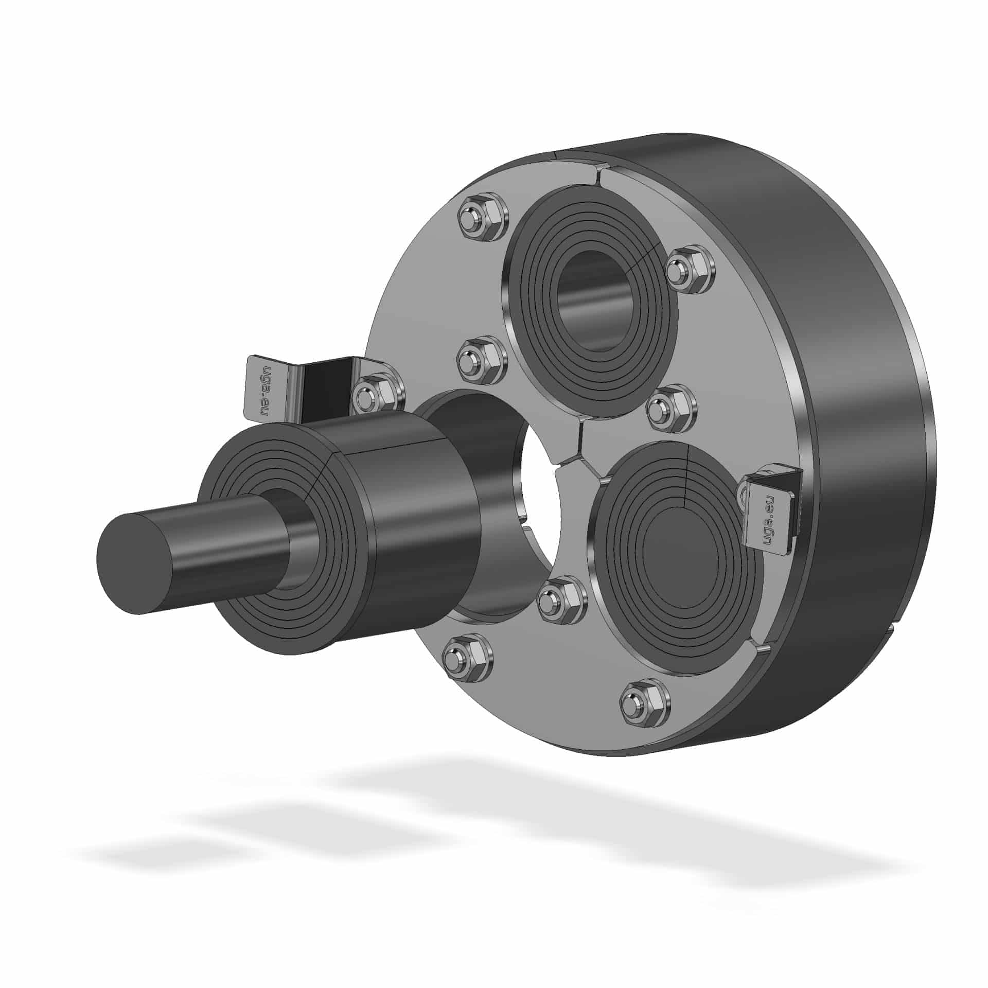 Gummi-Press-Dichtung variabel Außendurchmesser 160 mm/Tiefe 40 mm für Hauseinführung von Kabel und Rohre 3x 22 mm bis 54 mm