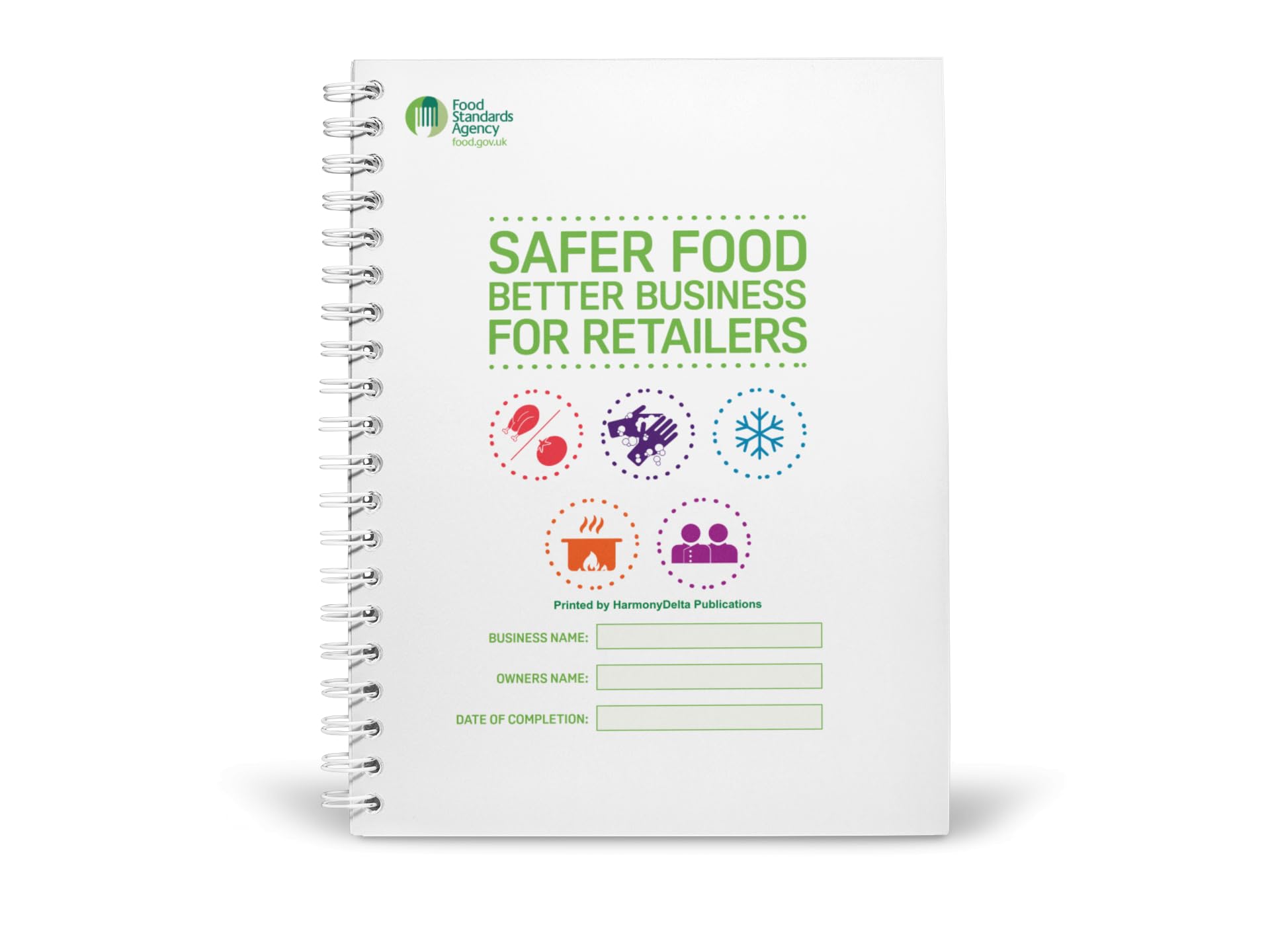 Safer Food Better Business for Retailers 2026 with 13 Months Diary & 13 Months Fridge Temperature Records