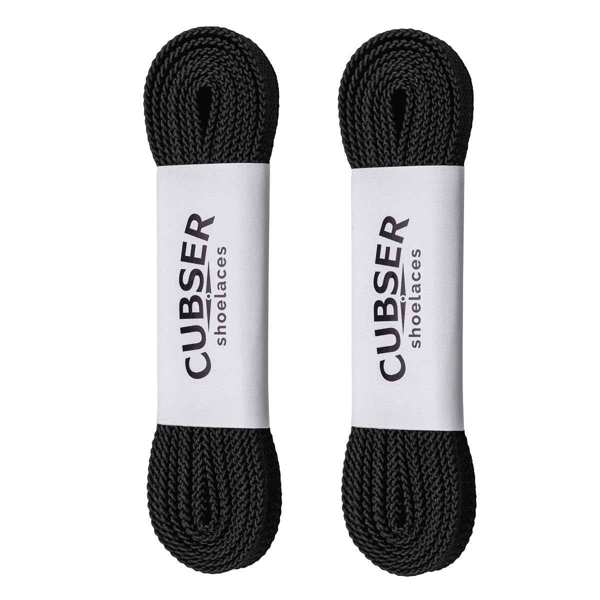 2 Paar Flache Schnürsenkel – 9mm breit, äußerst robust, Schuhbänder aus Premium Polyester, Perfekt für Sneaker, Chucks, Sportschuhe, Freizeitschuhe