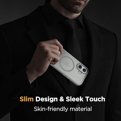 Miniatura 367 de Miracase - Funda magnética para iPhone 13 de 6.1 pulgadas (compatible con MagSafe) (con 2 protectores de pantalla), protección de grado militar