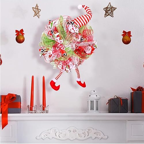 Miniatura 3 de 4 rollos de cinta de malla decorativa para decoración de coronas, 10 pulgadas x 30 pies, rollo de malla decorativa de Navidad, suministros para