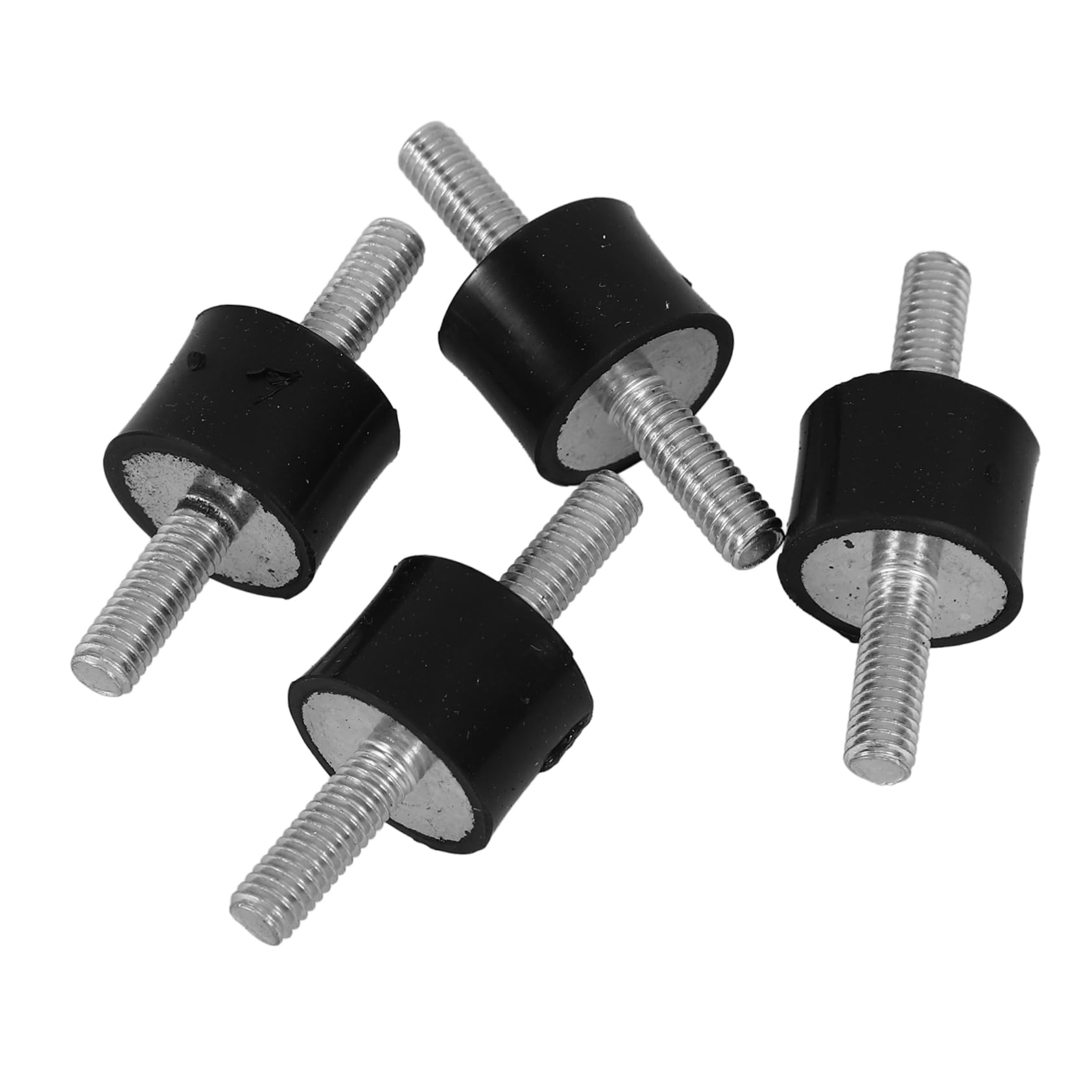 NAMOARLY Shock Absorber Mounts 4x 20x15mm Rubber Isolator Pads Vibration Reduction for Equipment M6x18mm Screws