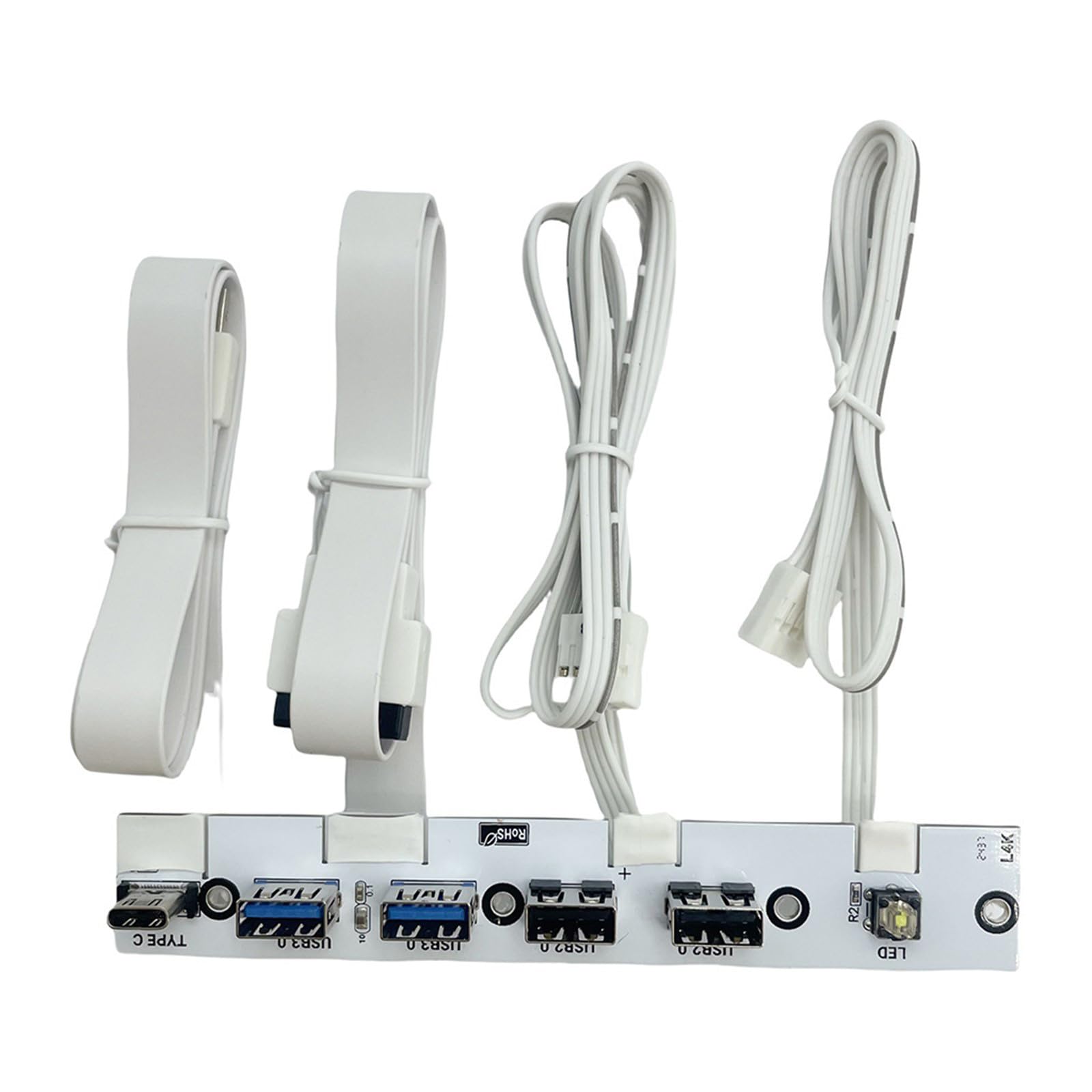 Staffa Pannello Frontale PC Con 2 Porte USB 3.0 - Connettore 19 Pin Per Desktop
