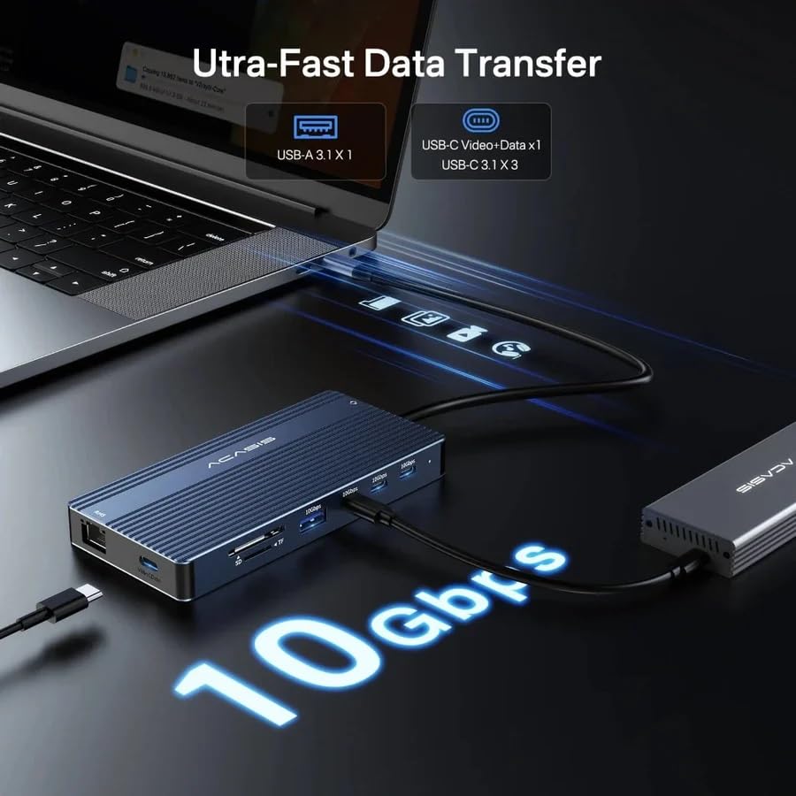 Ultra-fast data transfer speed of 10Gbps