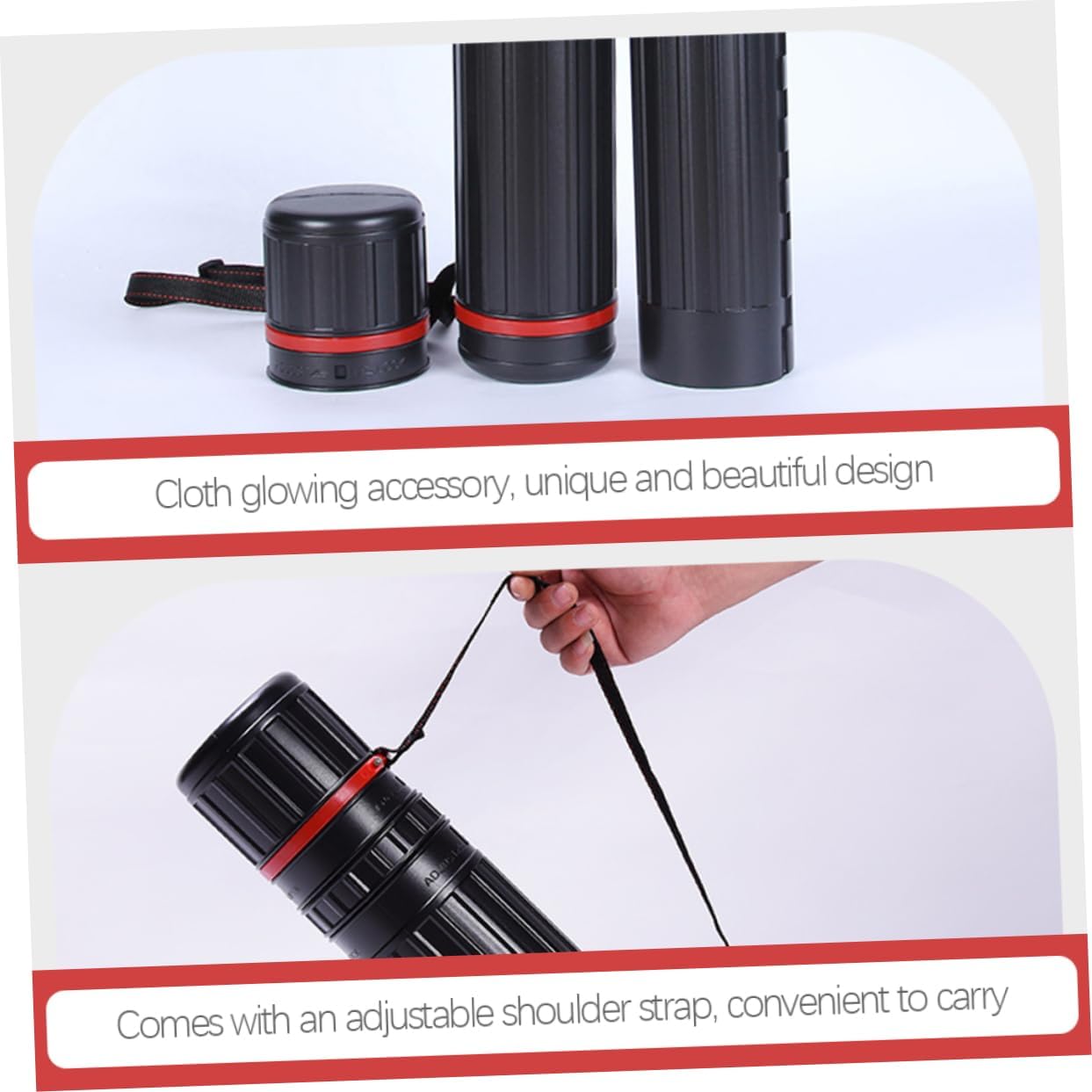 3pcs Portable Telescoping Art Tube Telescopic Painting Tube Lock Drawing Storage for Blueprint Poster