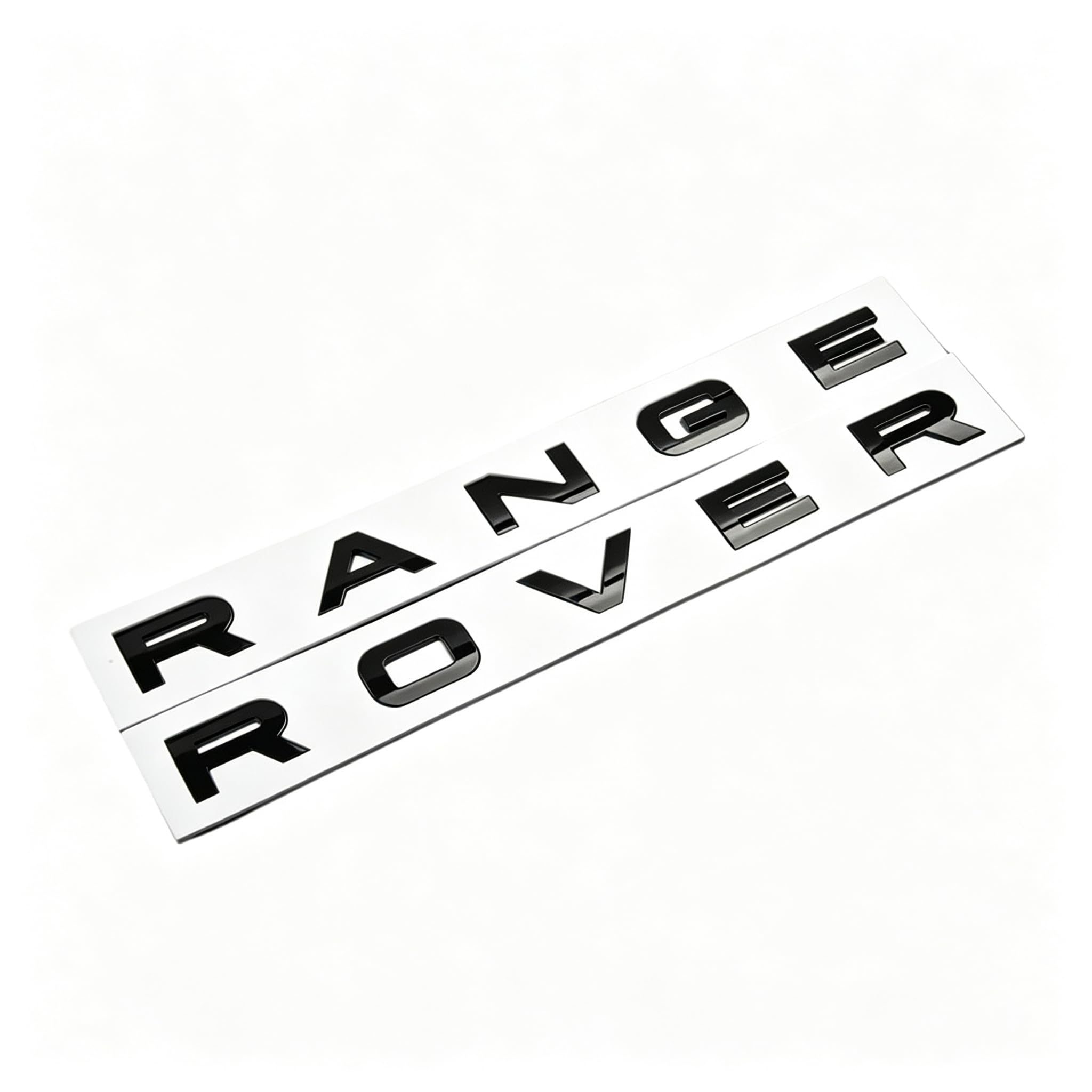 3D Letter Emblem Bonnet Suitable for Range Rover Glossy Black