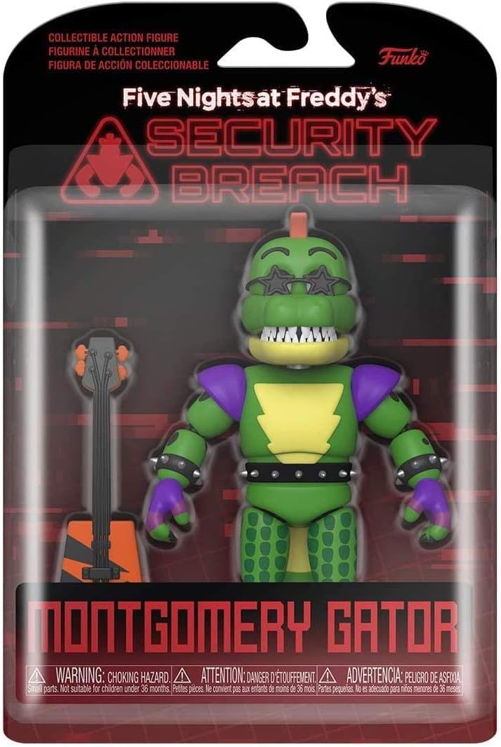 Funko Action Figure: Five Nights at Freddy's (FNAF) - PizzaPlex - Montgomery Gator - FNAF Pizza Simulator - Collectible - Gift Idea - Official Merchandise - for Boys, Girls, Kids & Adults