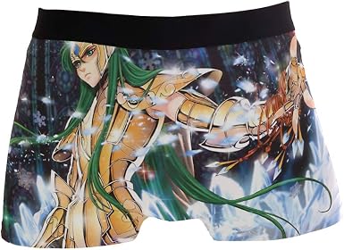 Olicsley Saint Seiya - Calzoncillos bóxer para Hombre (2 Unidades,  algodón), Color Negro - - Medium: Amazon.es: Ropa