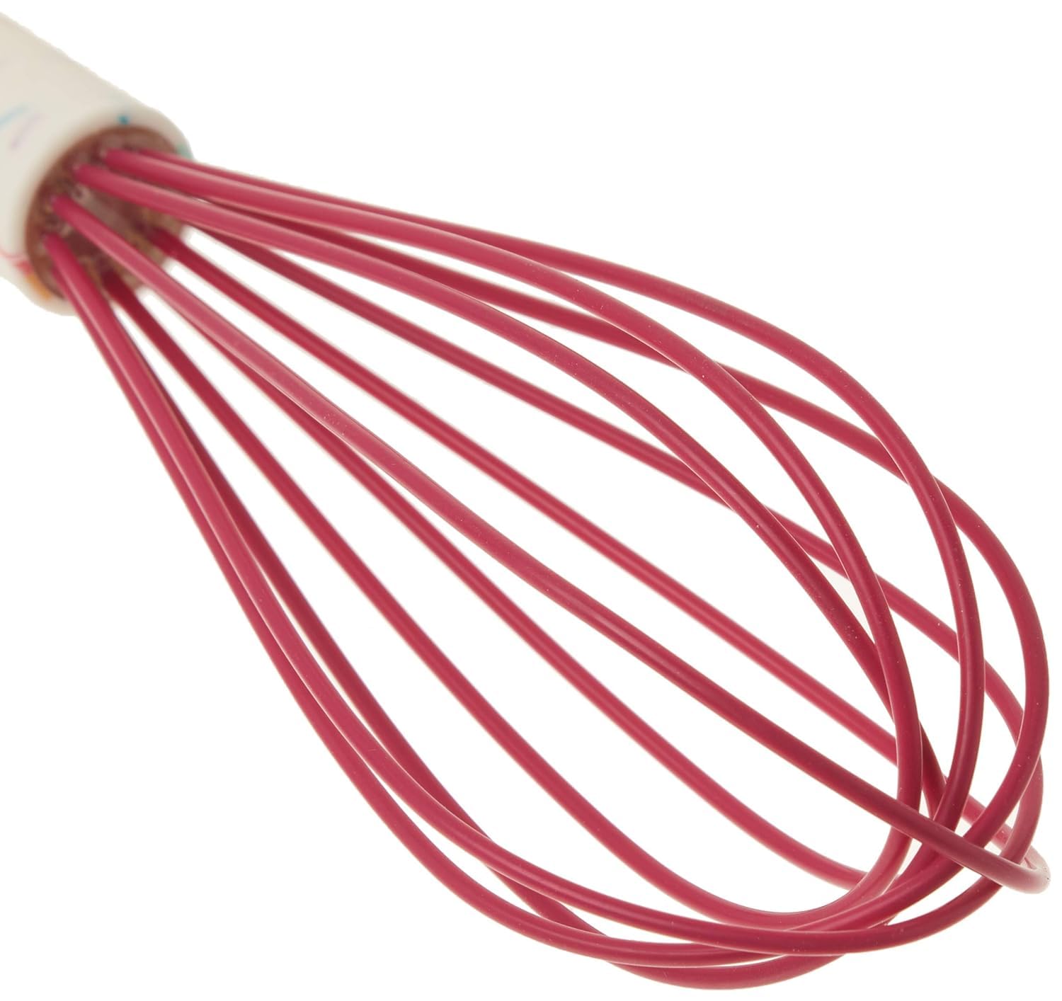 Trudeau White Confetti Silicone Whisk, 10