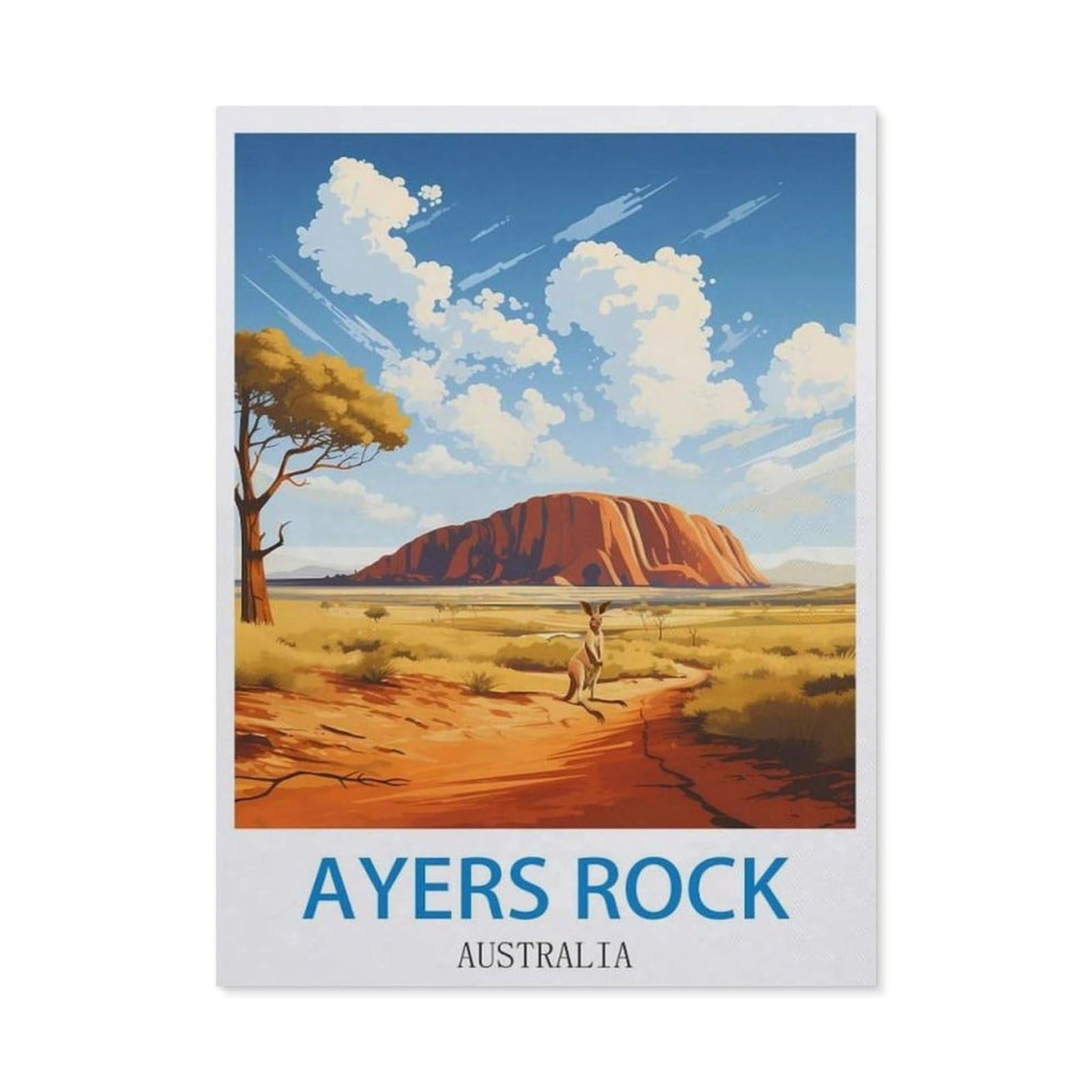 BEAYODKP 5D DIY Diamond Painting kit，Ayers Rock Australia（50x60cm）