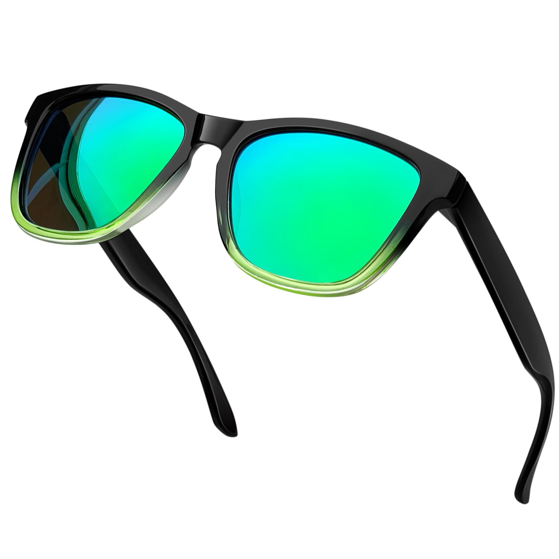 KANASTALPolarized Sunglasses for Men, Classic Mens Sun Glasses Square, Lightweight Shades for Women 100% UV400 Protection Driving Fishing Outdoor Activities