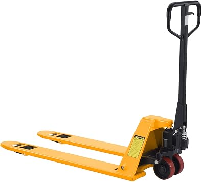 Tory Carrier Low Profile Pallet Jack, Hand Pallet Truck 2" Lower Fork Height 48" x 27" Forks 3300 lbs Capacity