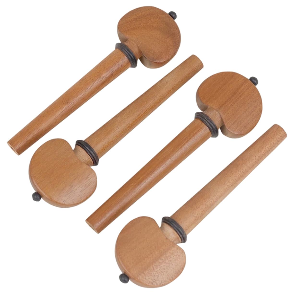 UPKOCH 4pezzi Accordatrici in Legno per Violoncello di Ricambio Accessori per Strumenti Corda Manopola Antiscivolo Superficie Liscia Materiale Resistente e Naturale