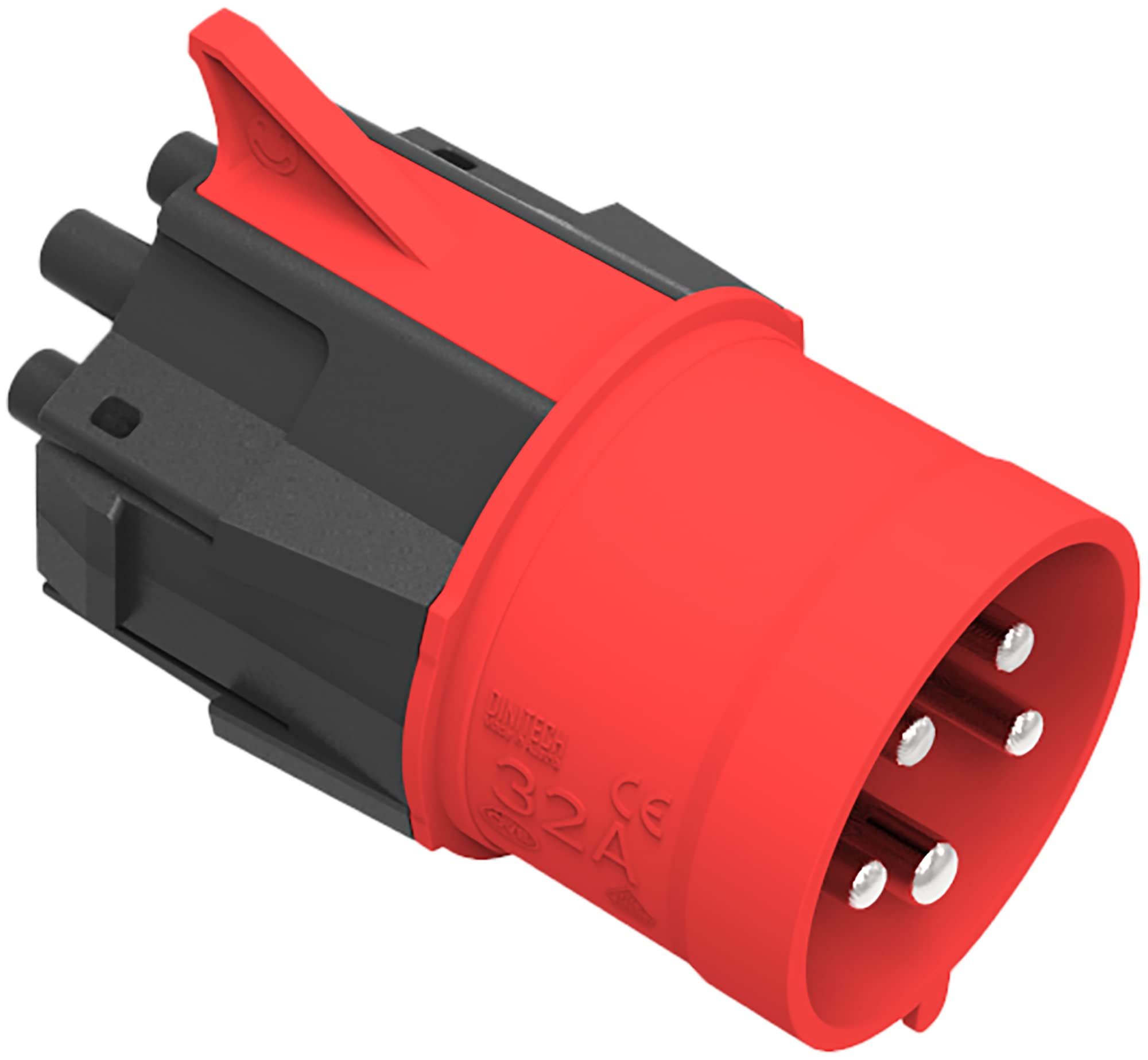 NRGkick Adapter 32 A 5-biegunowy, ładowanie 22 kW, do NRGkick Wallbox, czerwony, czarny