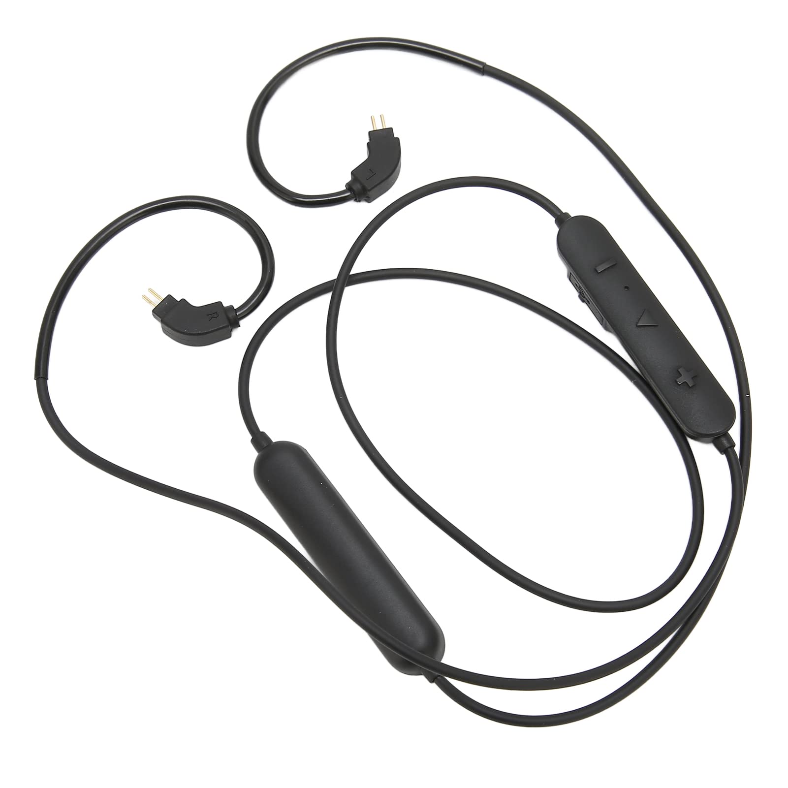 Cavo adattatore BT a 2 pin per cuffie Bluetooth, cavo adattatore per auricolari con microfono e controllo del volume