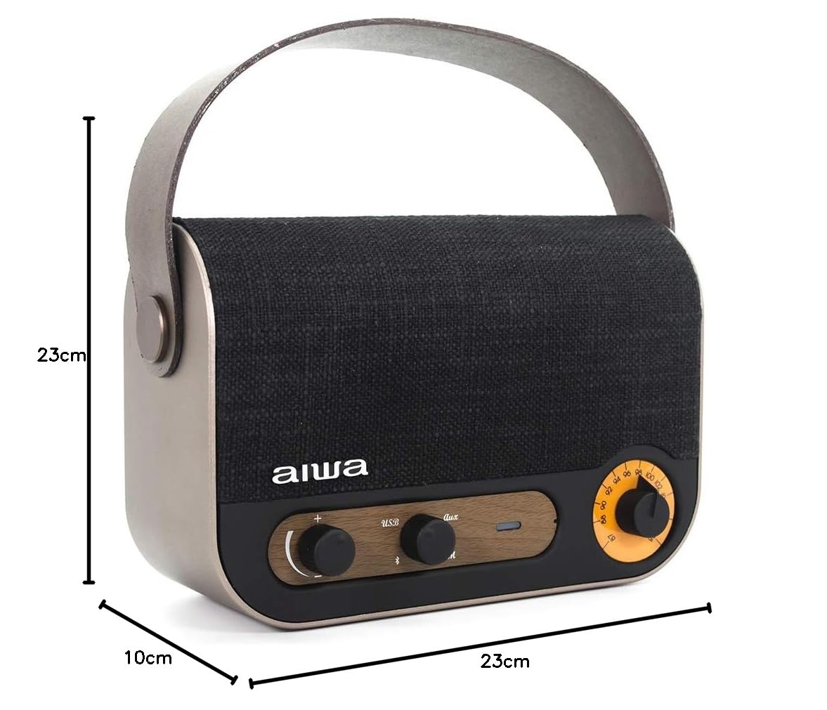 Aiwa Radio y Altavoz Portátil RBTU-600