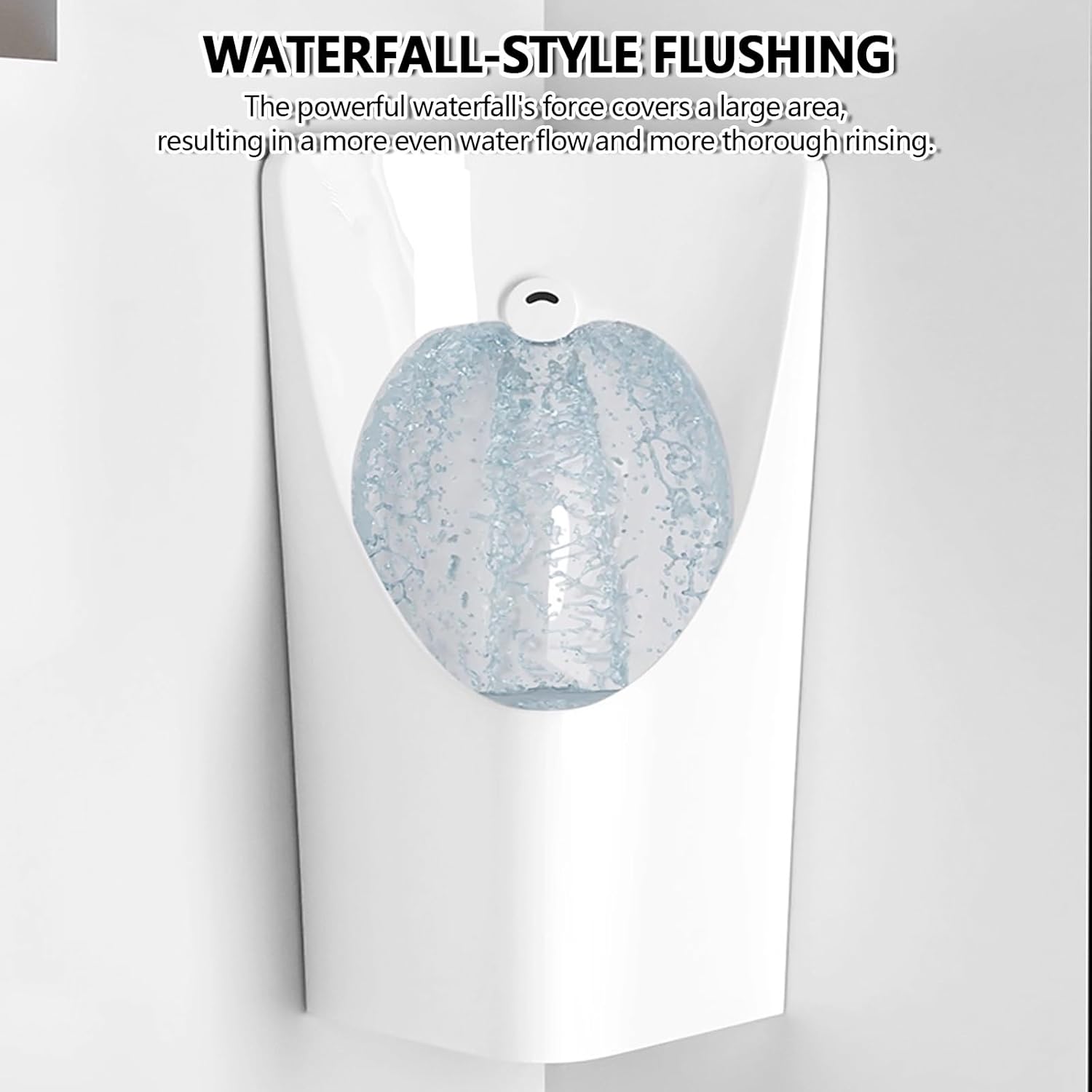 Wall Mounted Sensor Urinal, Corner Urinals For Men Bathroom, With Sensor Flush Valve, Bathroom Adult Garage Urinal, For Schools