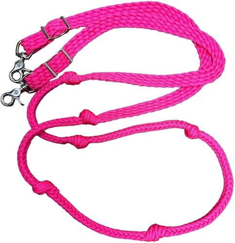 Miniatura 9 de barrel reins horse tack neon hot pink