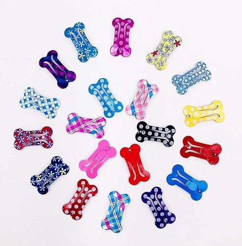 Miniatura 6 de PET SHOW Lindos clips de pelo de hueso pequeño de 1 pulgada, productos de aseo para mascotas, accesorios de pelo para perros, gatos, cachorros,