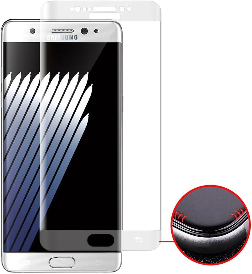 Donkeyphone c3d110 – Curved Glass Full Screen Protector 3d For Samsung Galaxy Note 7 and Fan Edition FE Tempered Glass, Transparent