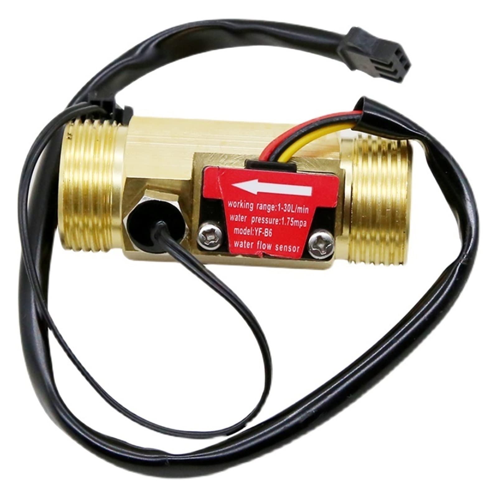 Sensor de flujo de agua para evitar sobrepresión en sistemas de 3/4"
