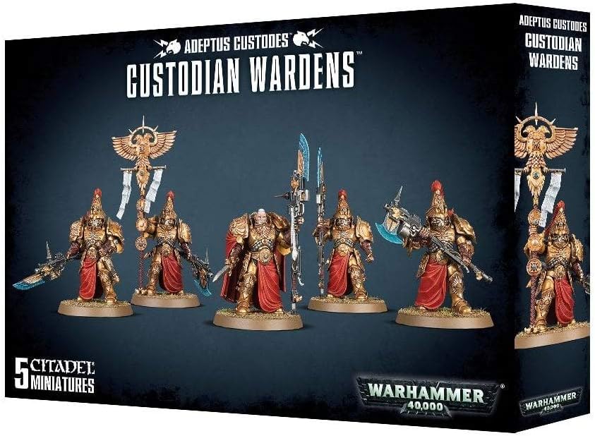 Warhammer 40k - Adeptus Custodes Custodian Wardens, Black