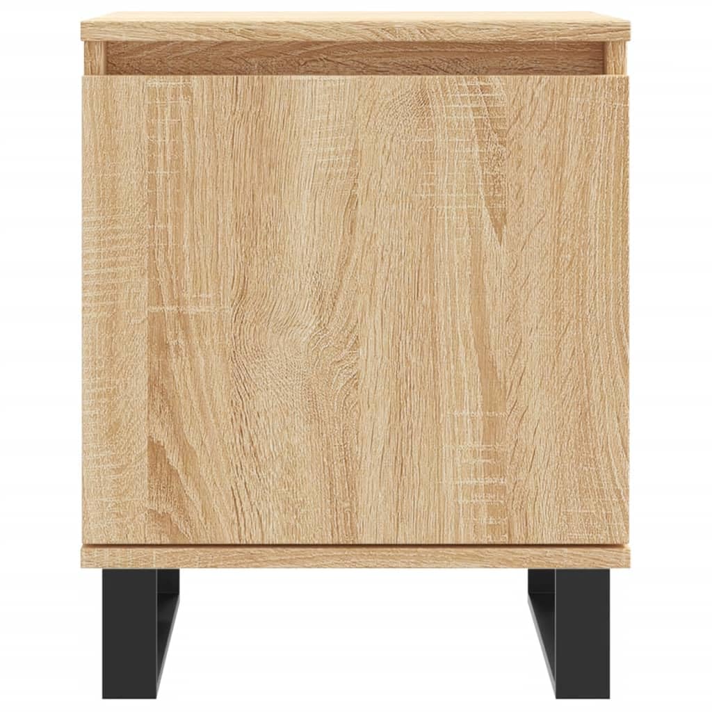 Eleganter Nachttisch aus Holzwerkstoff mit Staufach und robuster Tischplatte für Wohnzimmer und Schlafzimmer, feuchtigkeitsbeständig und stabil
