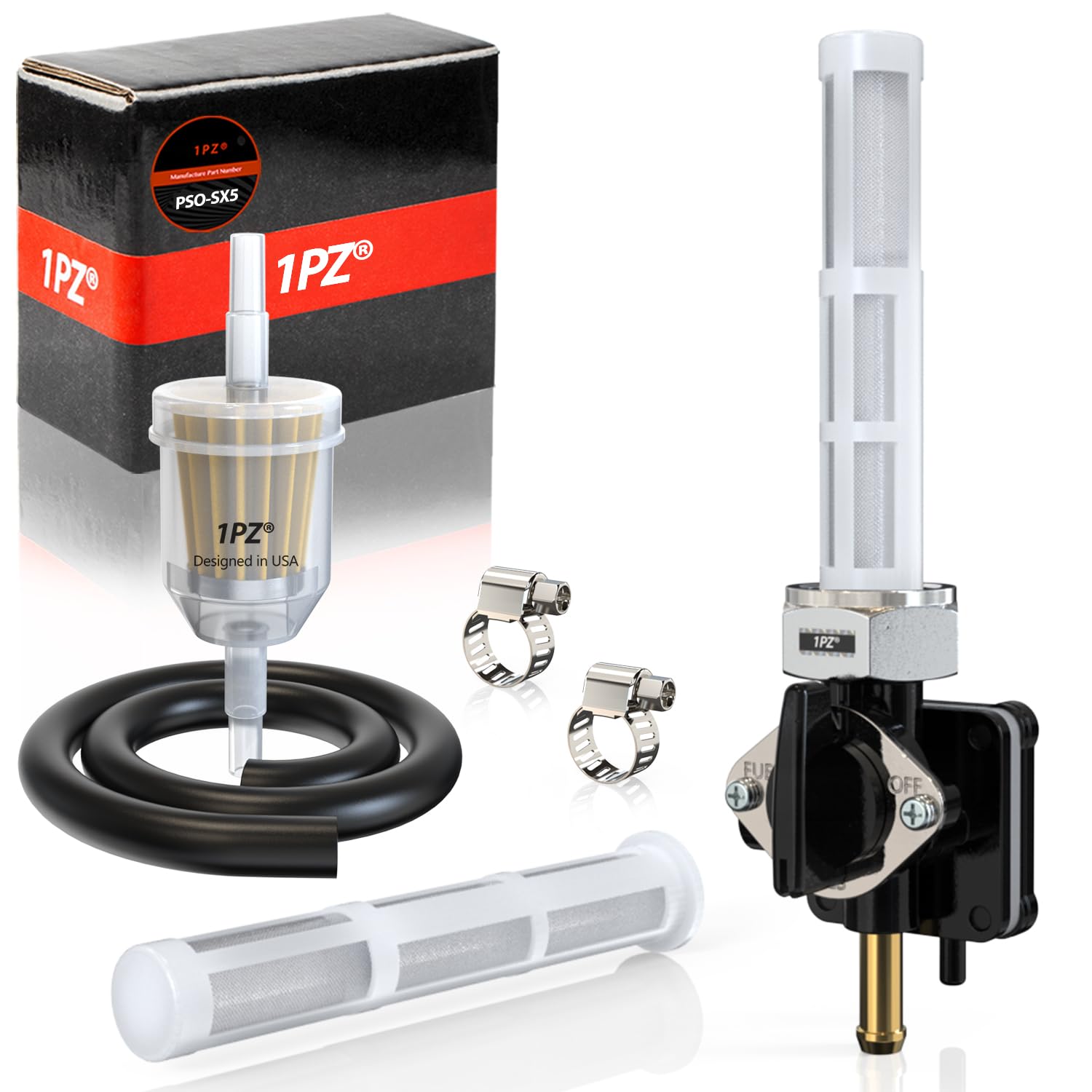 Amazon.com: 1PZ Fuel Valve Petcock 62169-95 for Harley Davidson
