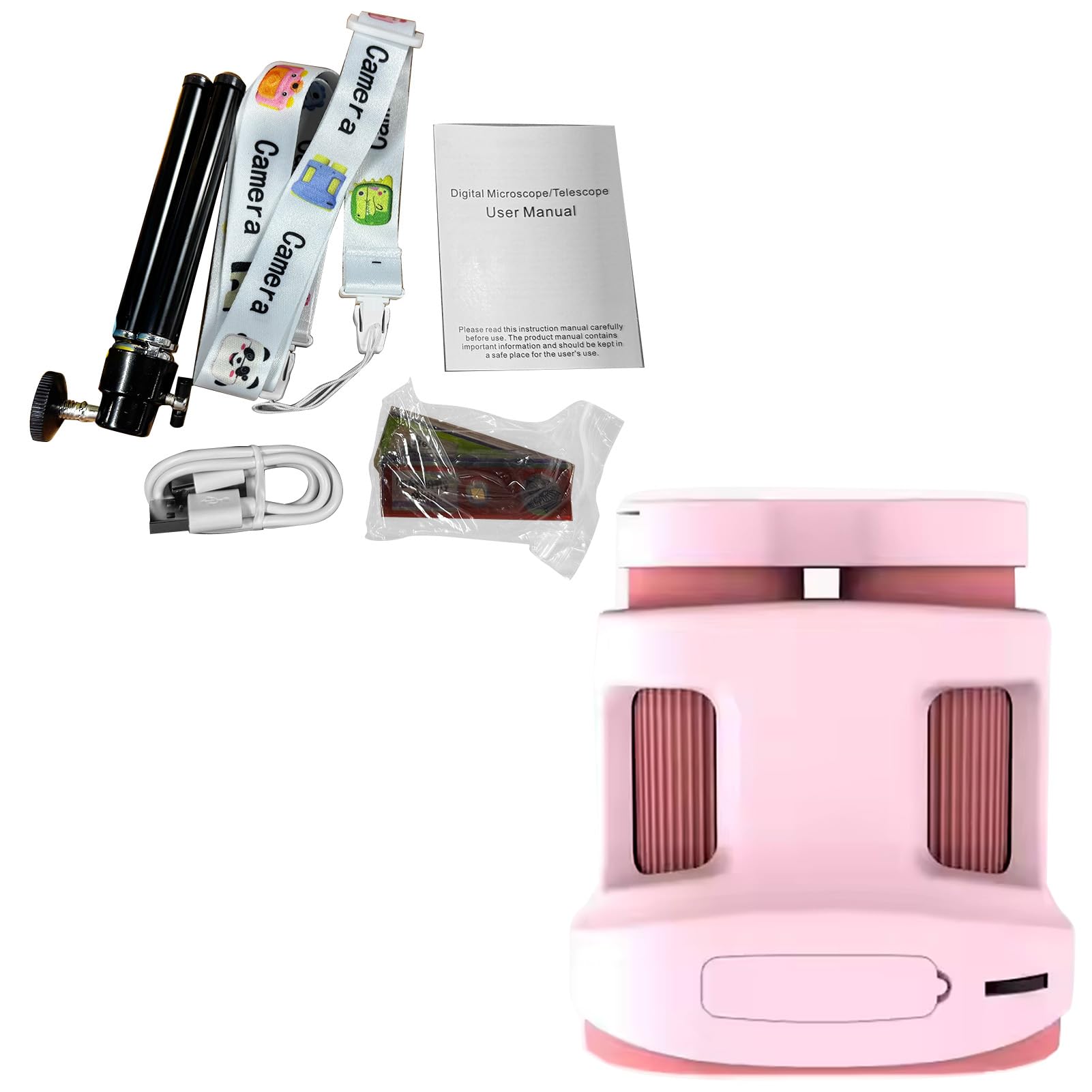 Microscopio Digital 1000X de Aumento para Niños (Pink)