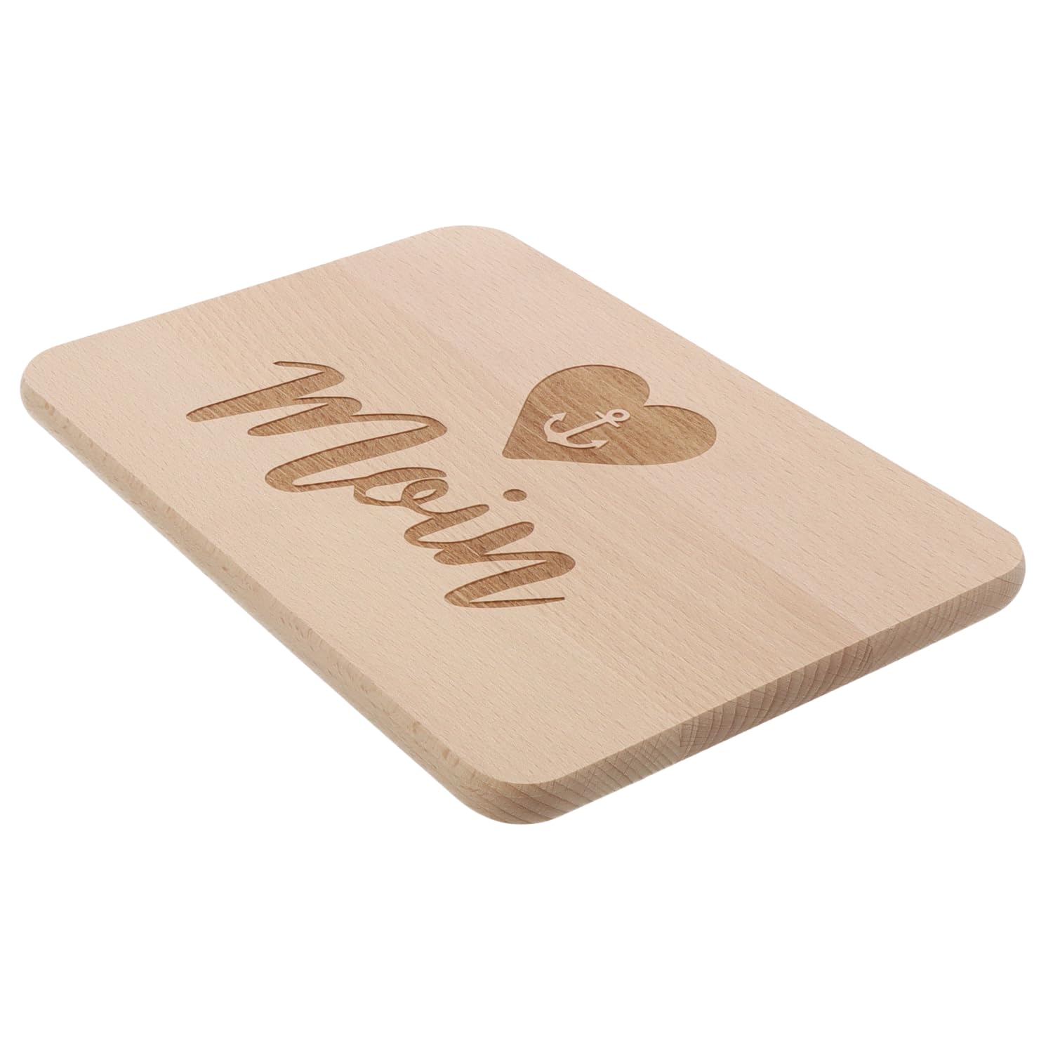 MIJOMA Planche à Découper En Bois De Noël - 25 X 17 Cm - Planche à Petit- Déjeuner