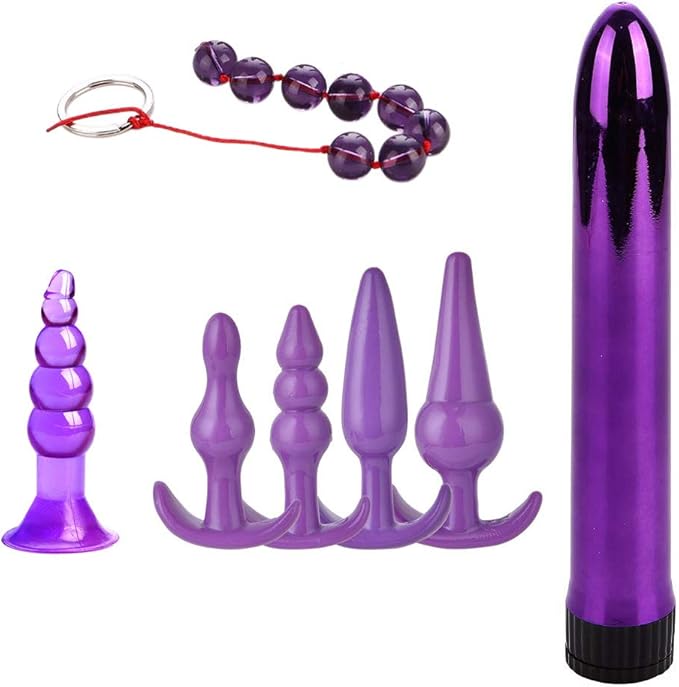 OHQ 7PCS Tapones Anal Vibrador Sensualidad Vibrante ...