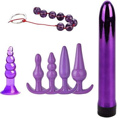 OHQ 7PCS Tapones Anal Vibrador Sensualidad Vibrante ...