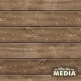 Hampton Art JB0431 Mix The Media Wooden Plank Plaque, 10 by 10-Inch