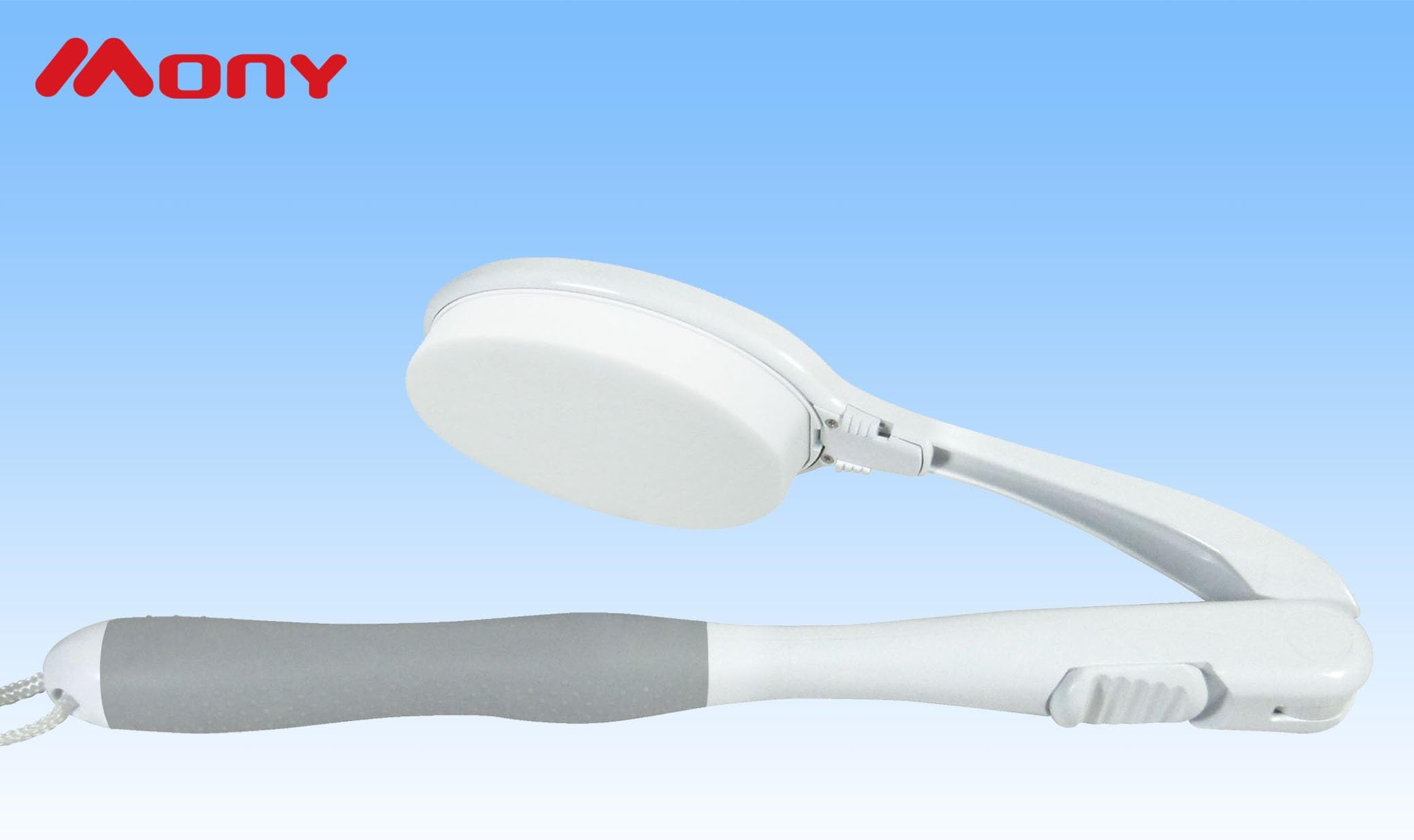 Lu La Bath Brush - Articulated Handle w/Replaceable Lotion Applicator