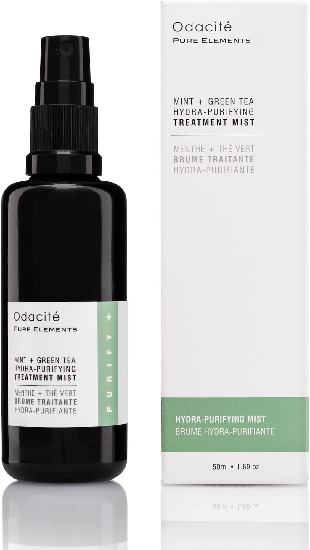 Pure Elements by Odacite Skincare Mint + Green Tea Hydra-Purifying Treatment Mist 50ml