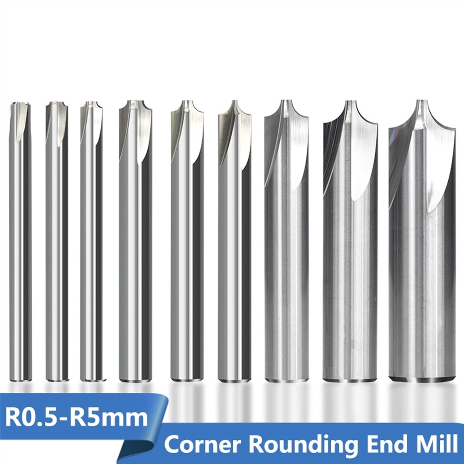 1.0mm Cemented Carbide End Mill, Burr, PCB Engraving Drill Bit for CNC with Gold Cutting, Ideal for Metal, Plastics, Copper, Stainless Steel, 1pc (1.1mm)