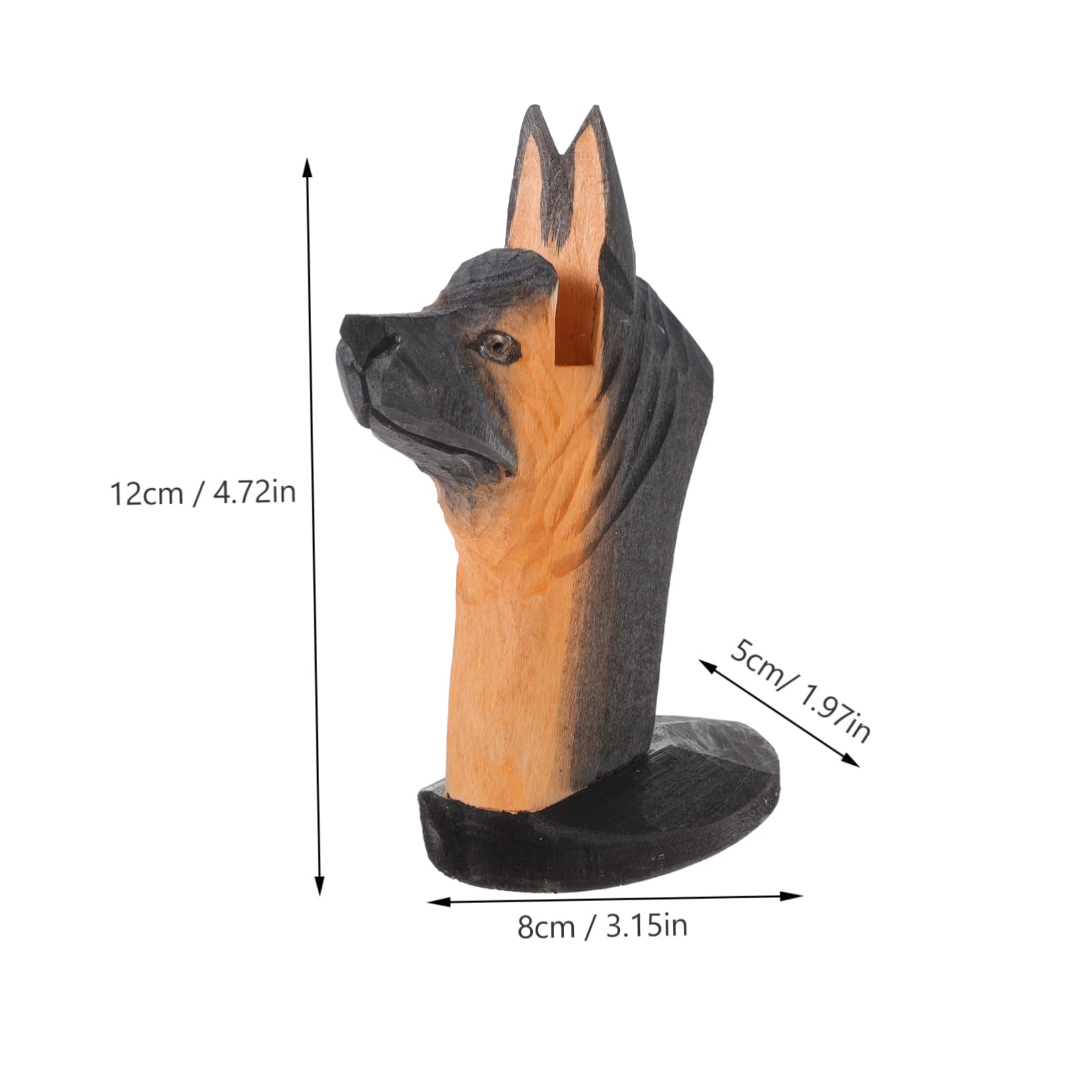 HOODANCOS Glasses Support Frame Animal-shaped Glasses Shelf Wooden Carving Storage Rack