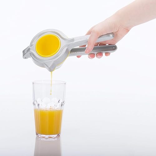 Miniatura 7 de Westmark 50002260 Prensa de Frutas "Limona", GrisAmarillo