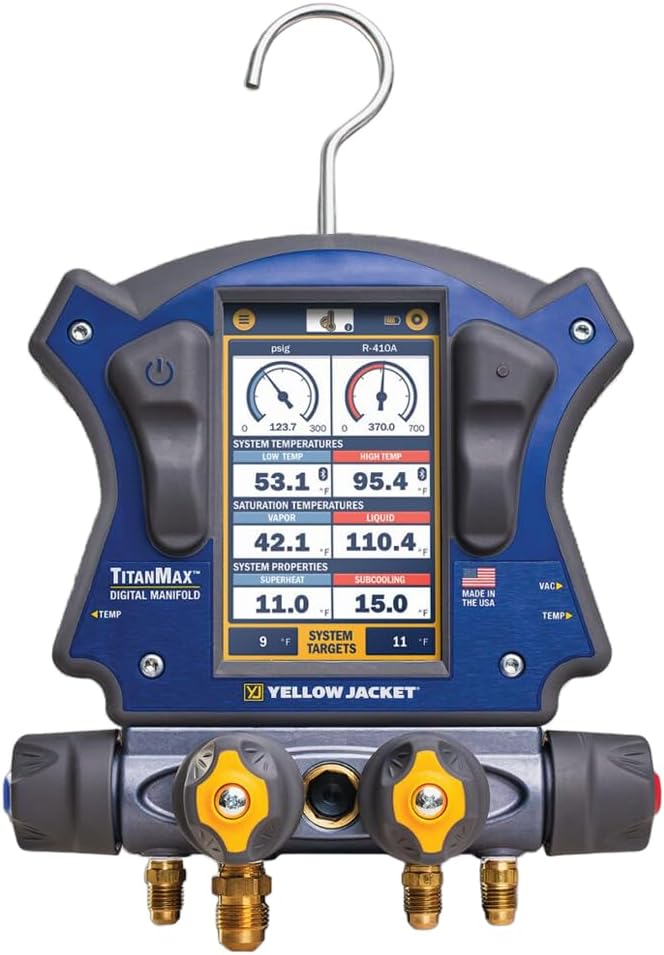 Yellow Jacket 40881 TITANMAX Digital Manifold Only