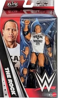 WWE The Rock Team Bring It Mattel Elite Collection Greatest Hits Series 11 Wrestling Action Figure Toy Wrestler