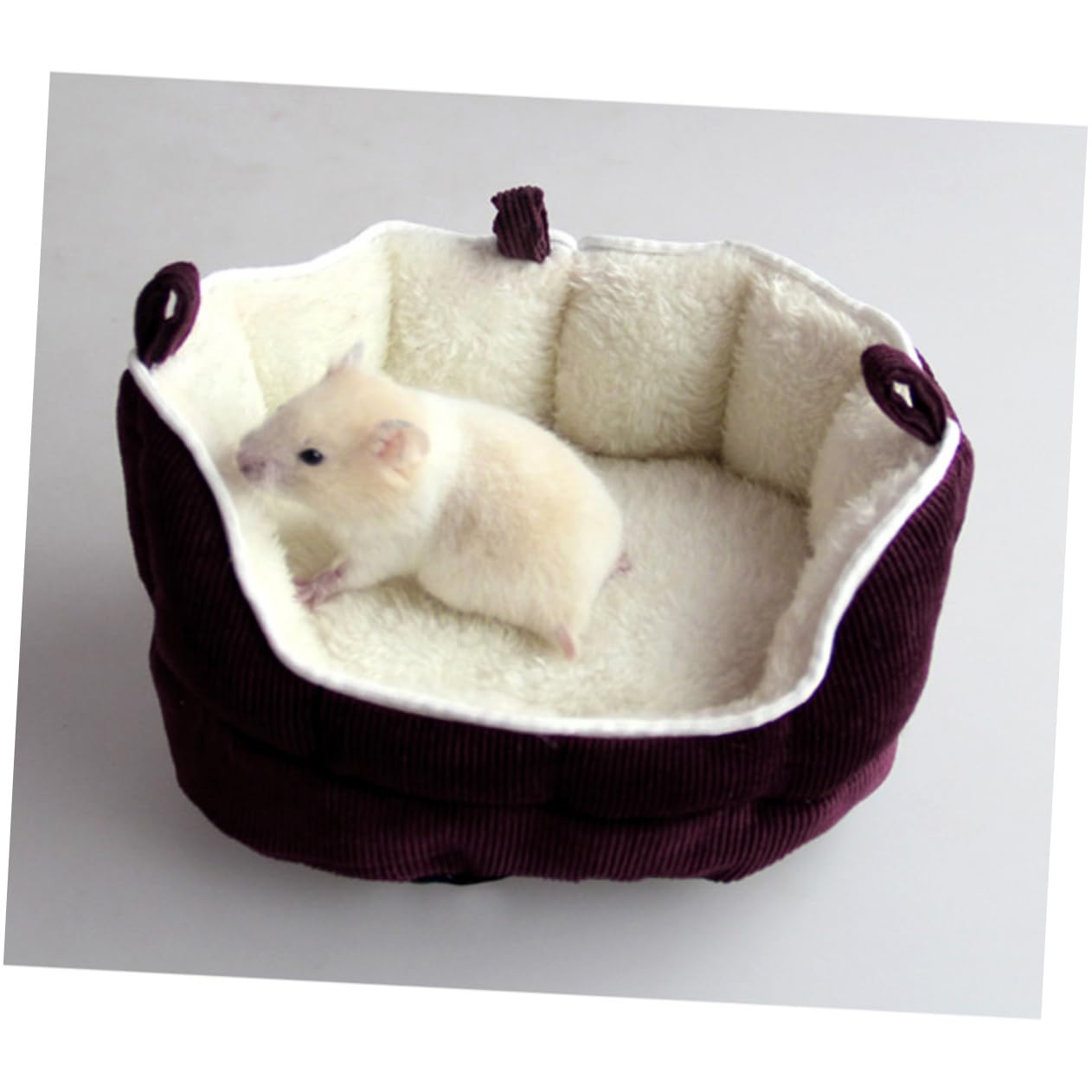 3stücke Kleintier Schlafsack Bequeme Hängematte Für Frettchen Kaninchen Meerschweinchen Hamster Und Andere Kleintiere Rote Kuschel-hausbett Für Entspannte Ruhezeiten