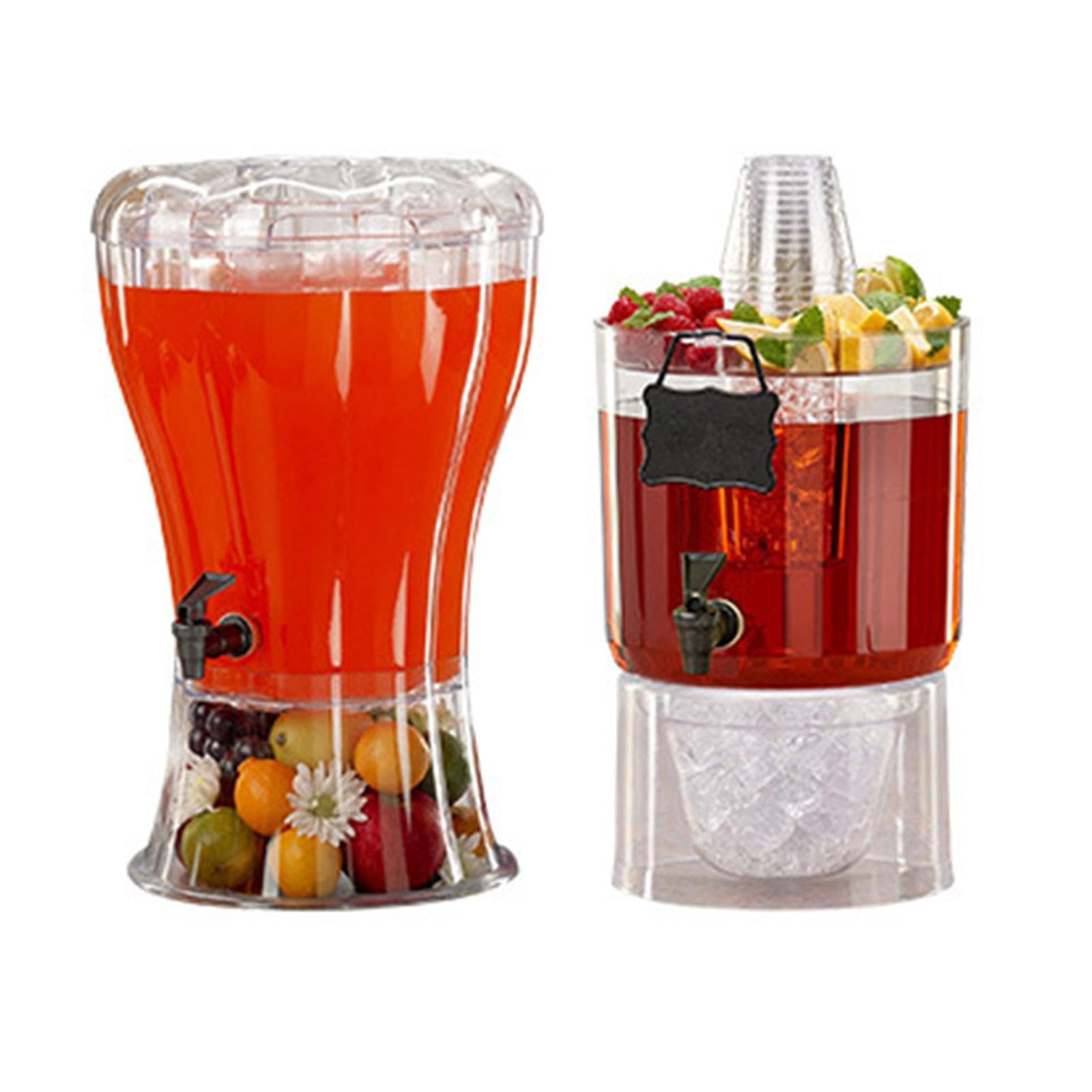 Dispensador de Bebidas, Dispensador de Bebidas, Jarra Transparente de Gran Capacidad, Hervidor, Cubo, Recipiente para Bebidas Frías para Buffet, Campi, 22L, Individual