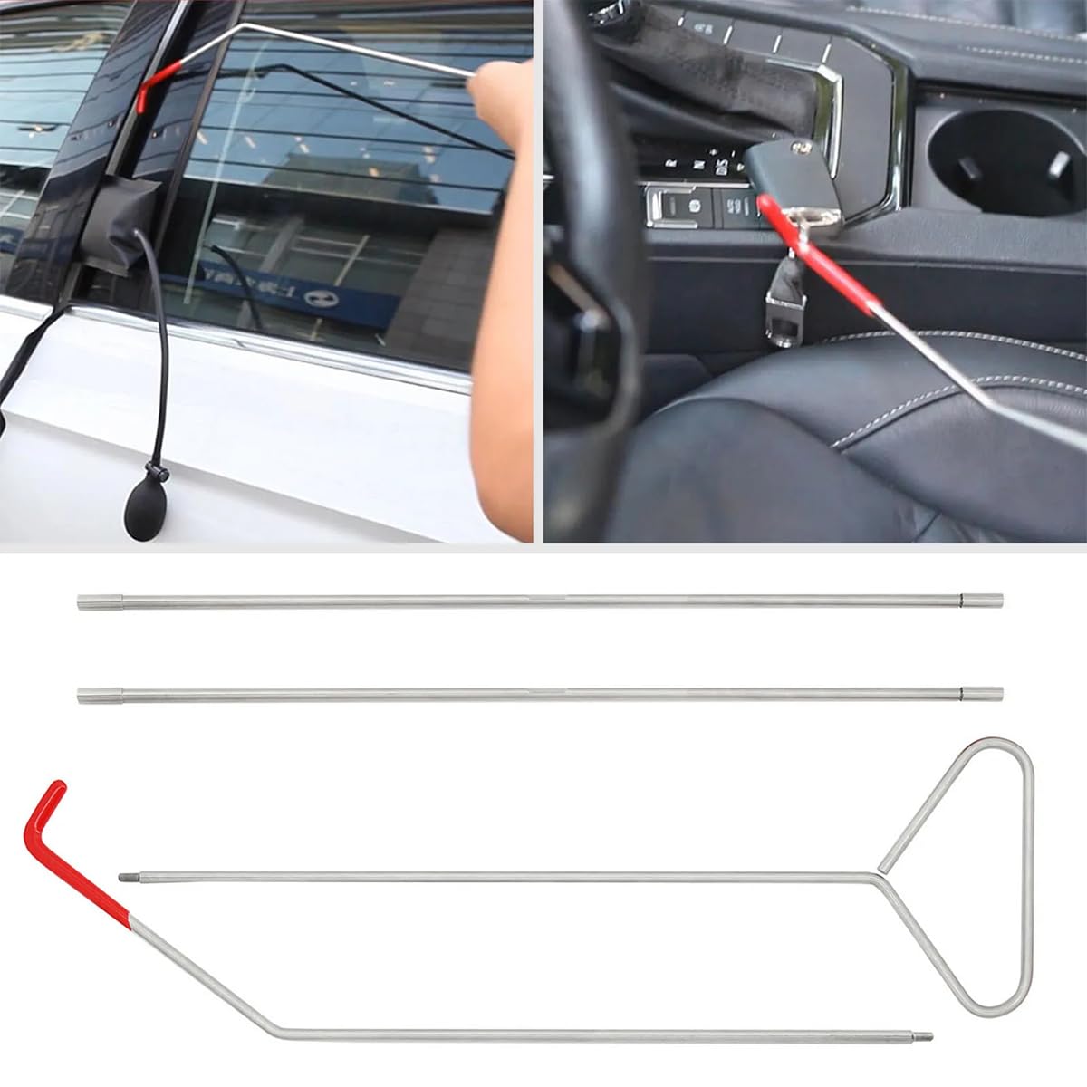 CGEAMDY Kit D'outils Professionnels pour Voiture d'urgence, Kit De Dépannage à Longue Portée, Kit d'urgence Professionnel pour Voiture avec Pince Longue Portée, Accessoires pour Voiture Et Camion
