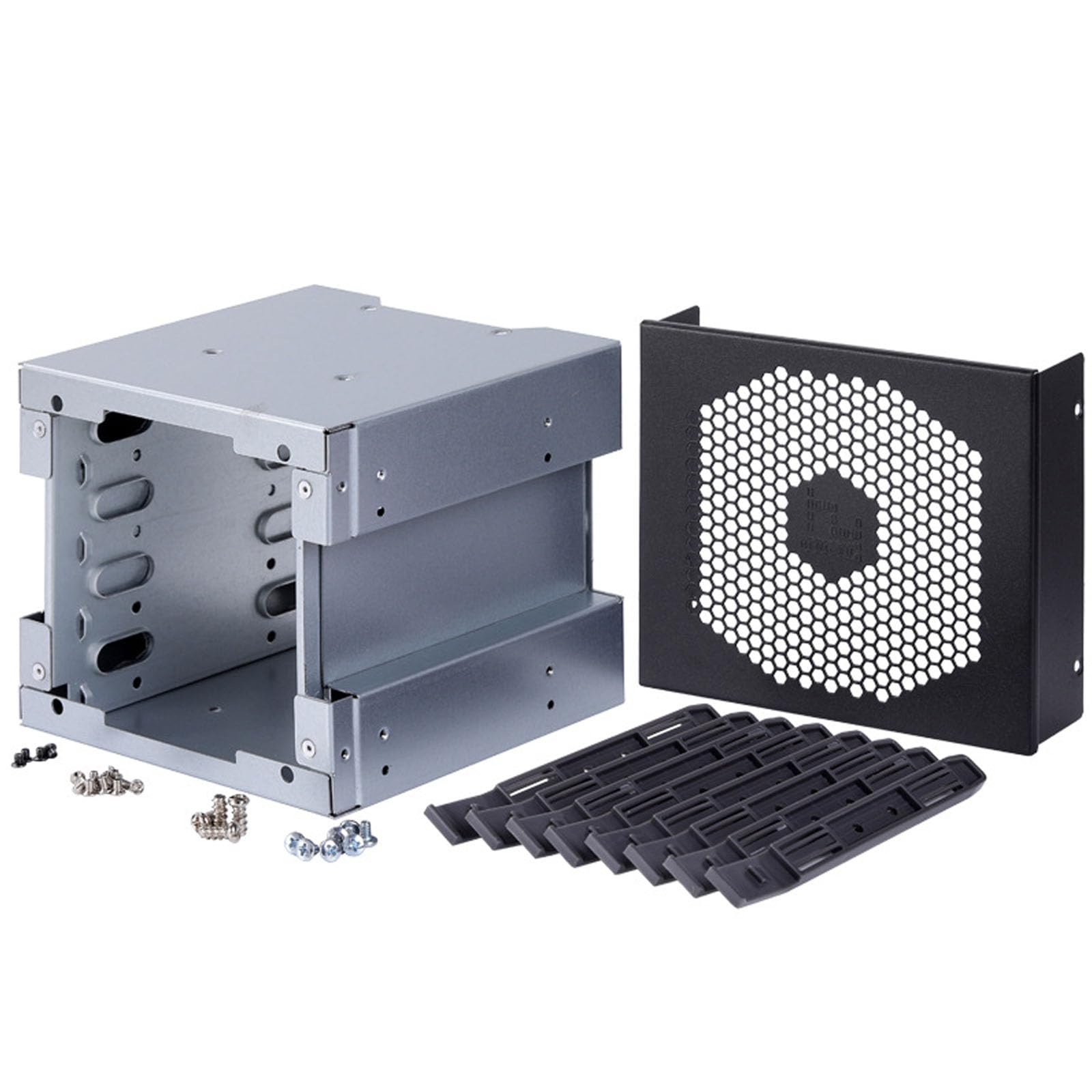 ordinarYone 4 Bay 3.5 "Quattro Disco Disco Rigido Cage 3 Chassis Drive Chassis Box Espansione del Computer Custodia di Stoccaggio Custodia Holder
