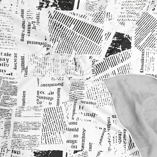 Vintage Newspaper Silk Head Scarf for Women 23.6" Square Satin Bandana Sleeping Hair Wrap Neck Scarves4