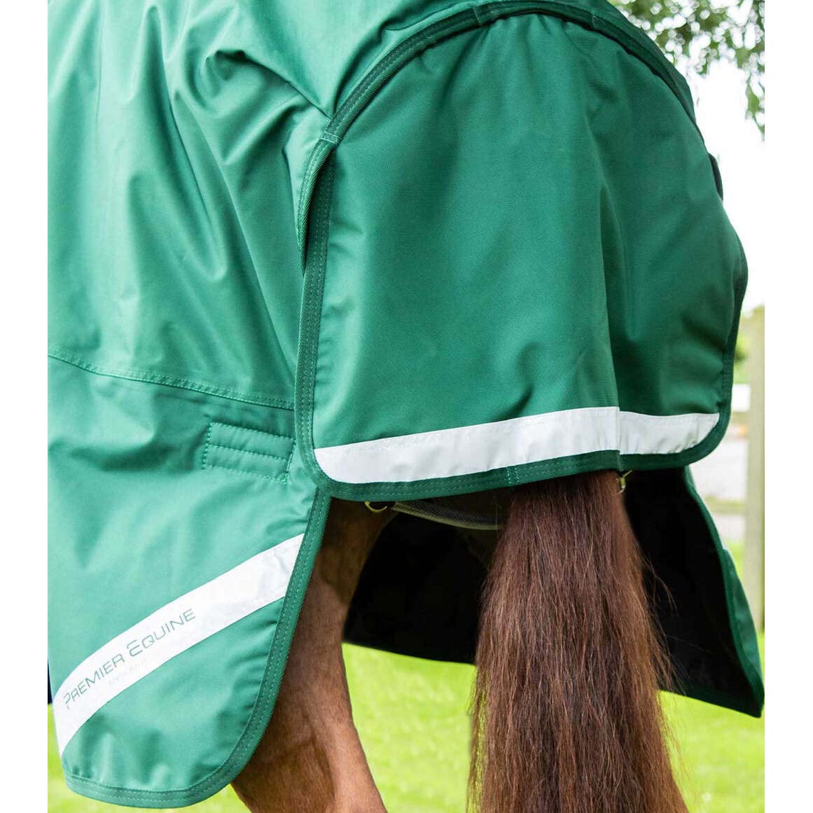 Premier Equine Coperta Impermeabile per Cavalli con copricollo Buster Storm Classic 220 g