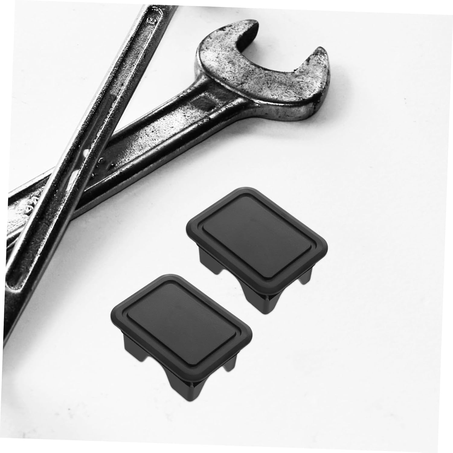 Gatuida 2pcs Truck Bed Rail Seals Durable Stake Pocket Covers for Ram Easy Installation Long-Lasting Protection for Bed Rail